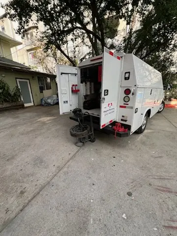 Magnet Plumbing service vehicle on-site for Water Heater Repair in Norma Estates
